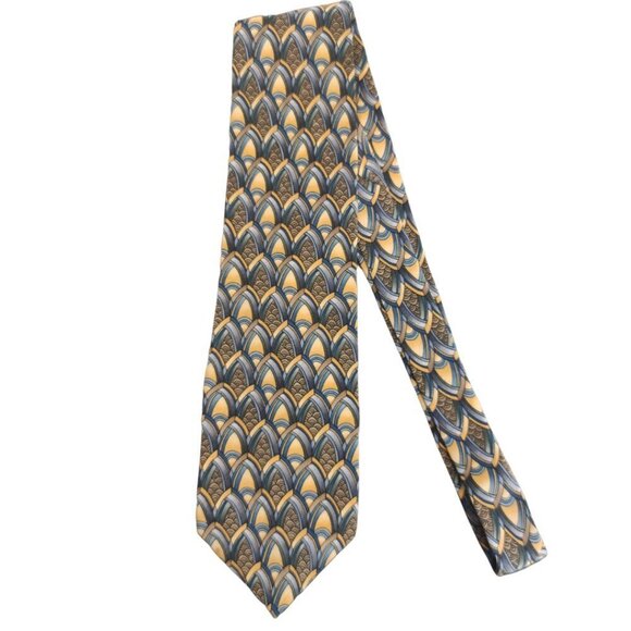 J. Garcia Other - Vintage J. Garcia Blue and Gold Art Deco Tie